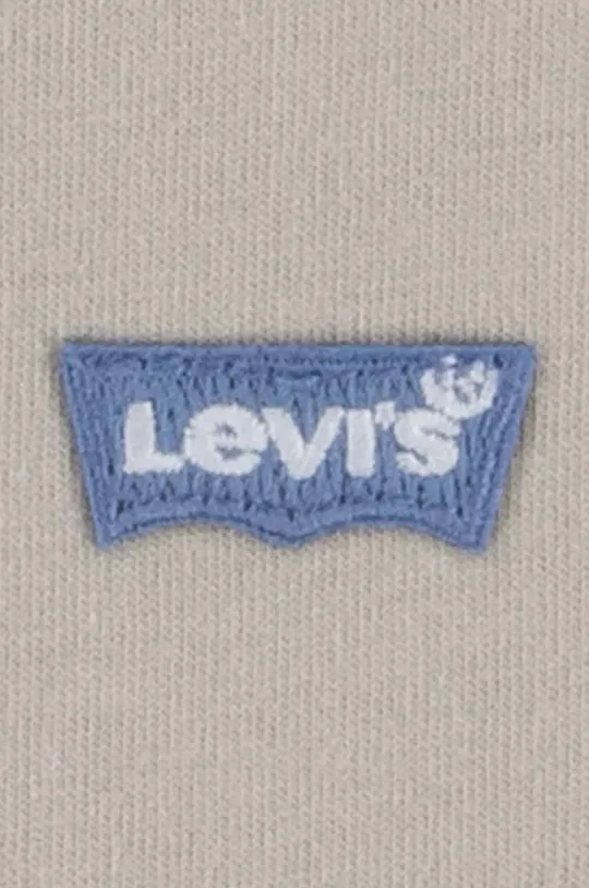 μπεζ Παιδικό βαμβακερό μπλουζάκι Levi's