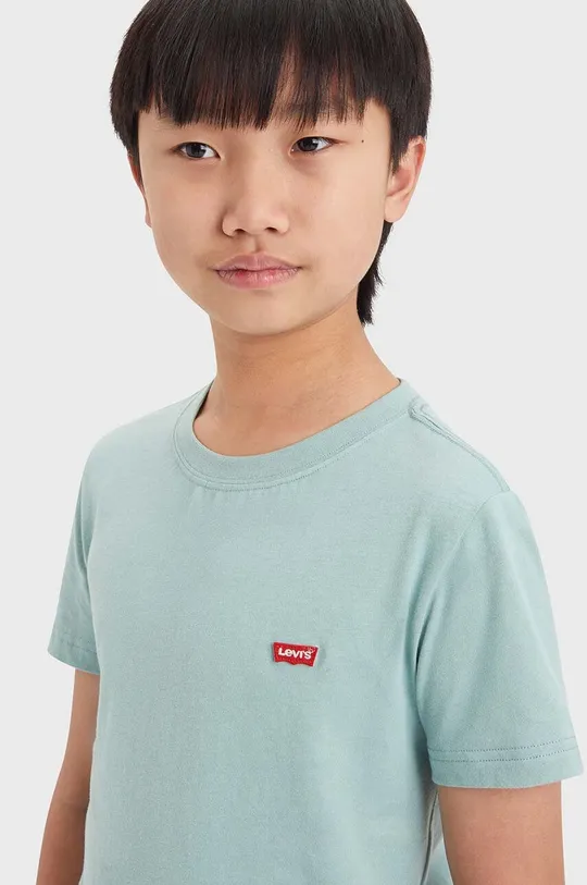 Детская хлопковая футболка Levi's