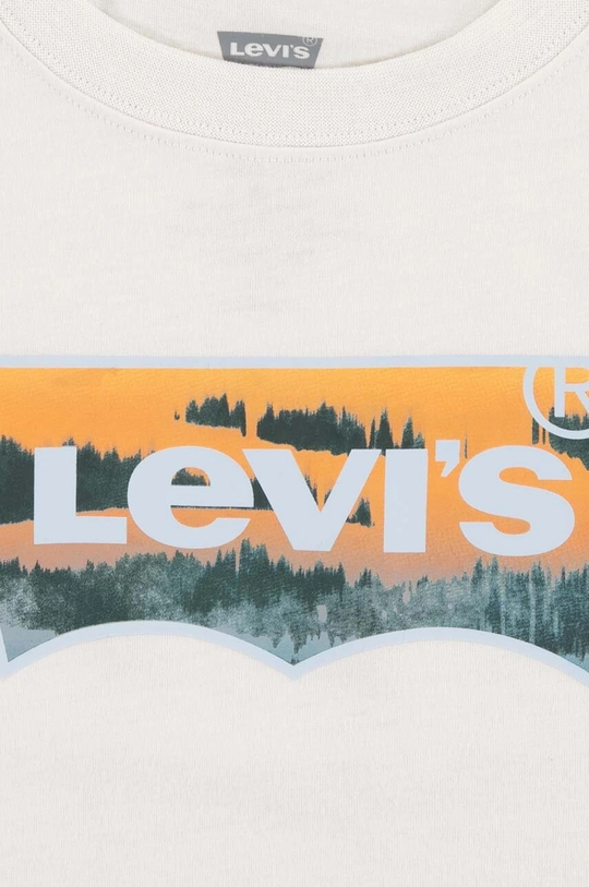 Παιδικό βαμβακερό μπλουζάκι Levi's 100% Οργανικό βαμβάκι