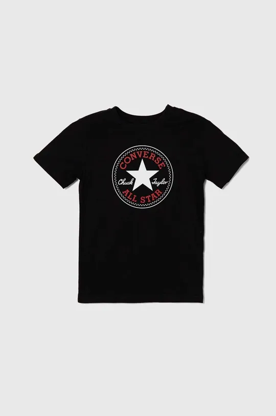 črna Otroška kratka majica Converse Fantovski