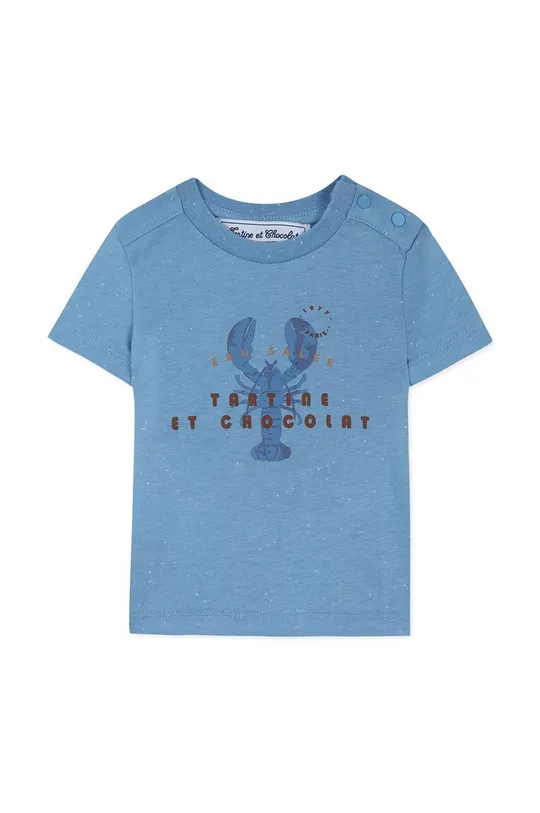 modrá Tričko pre bábätko Tartine et Chocolat Chlapčenský