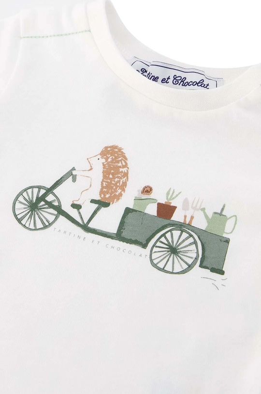 Tartine et Chocolat t-shirt bawełniany dziecięcy Materiał zasadniczy: 100 % Bawełna, Inne materiały: 95 % Bawełna, 5 % Elastan