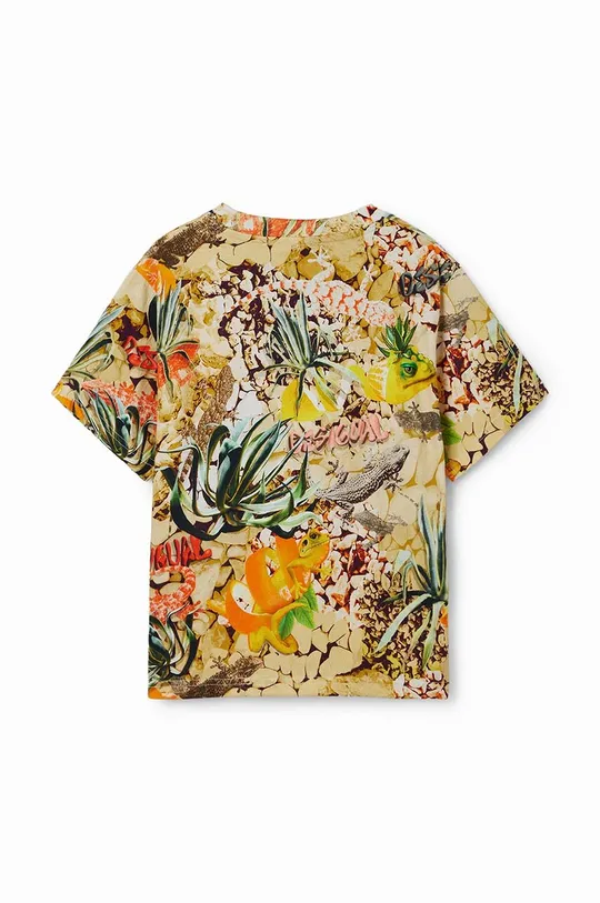 Desigual t-shirt bawełniany dziecięcy 100 % Bawełna