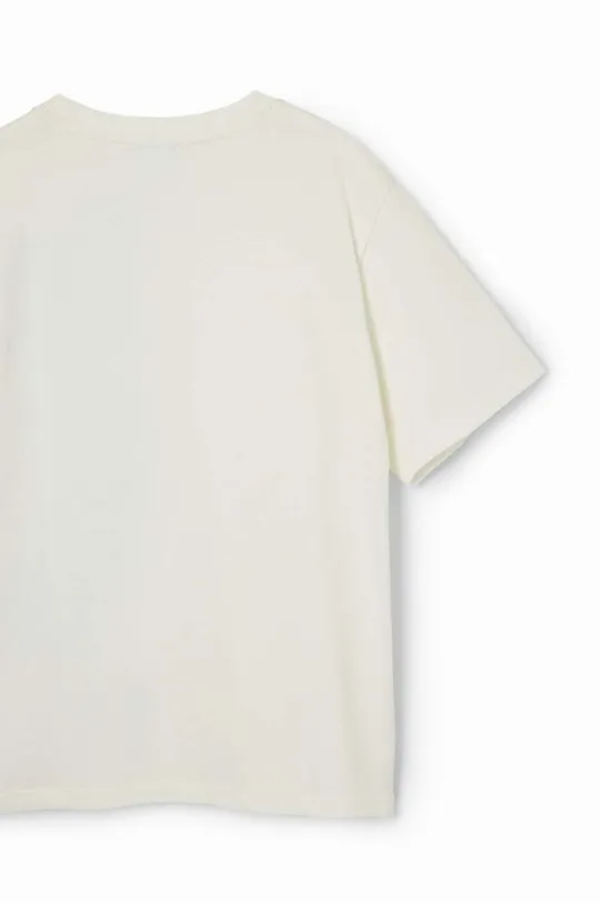 Otroška bombažna kratka majica Desigual Fantovski