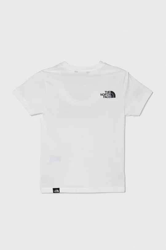 The North Face maglietta per bambini EASY TEE bianco