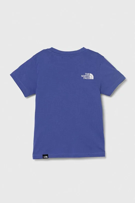 The North Face t-shirt dziecięcy EASY TEE fioletowy