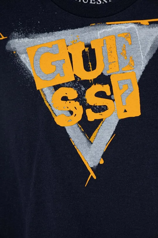 Otroška bombažna majica Guess 100 % Bombaž