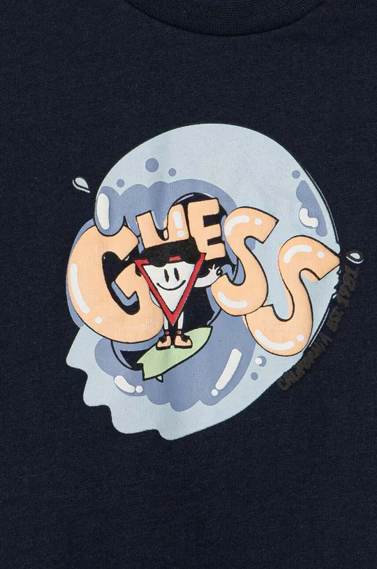 Otroška bombažna majica Guess 100 % Bombaž