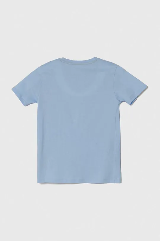 Otroška bombažna kratka majica Guess modra