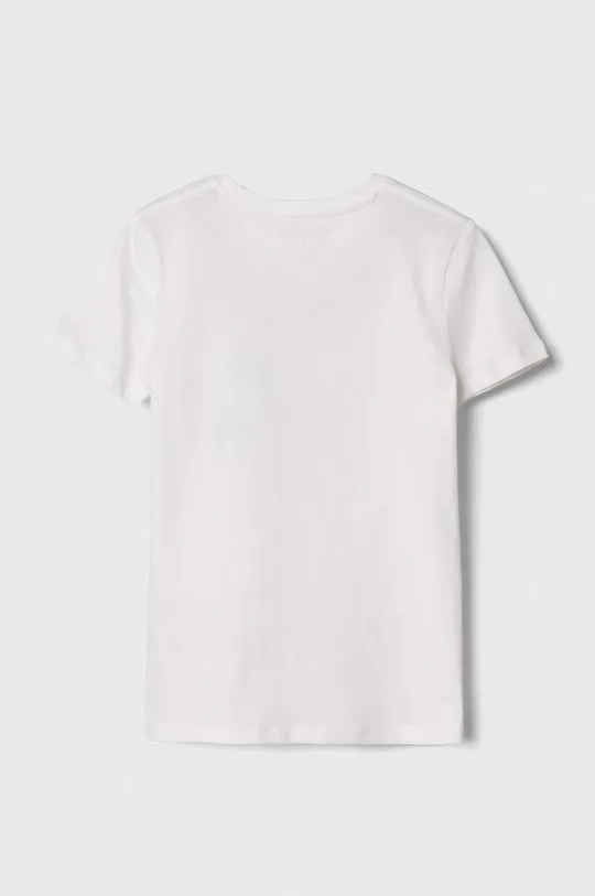 Guess t-shirt in cotone per bambini bianco