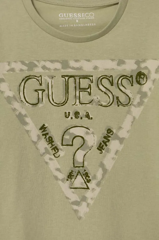Παιδικό βαμβακερό μπλουζάκι Guess 100% Βαμβάκι