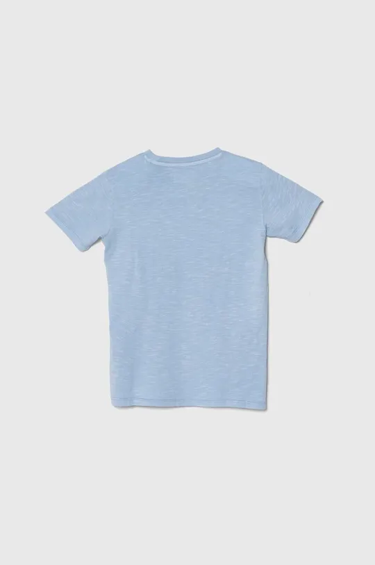 Детская хлопковая футболка Guess голубой