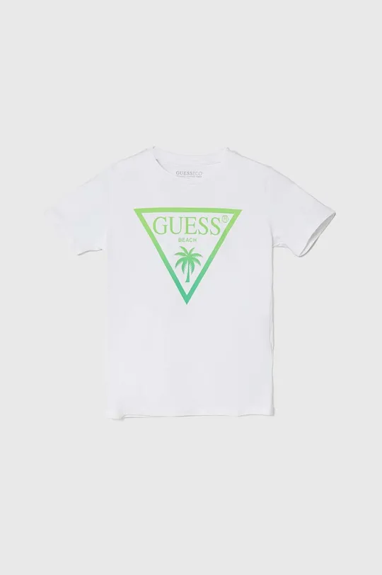 білий Дитяча футболка Guess Для хлопчиків