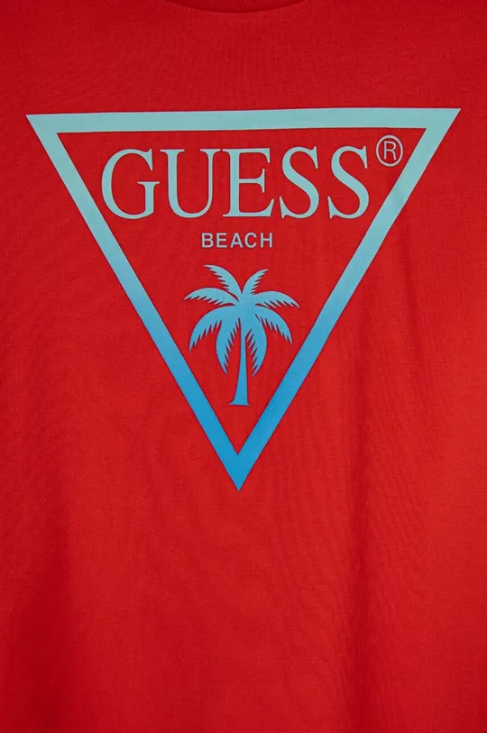 Otroška kratka majica Guess 95 % Bombaž, 5 % Spandex