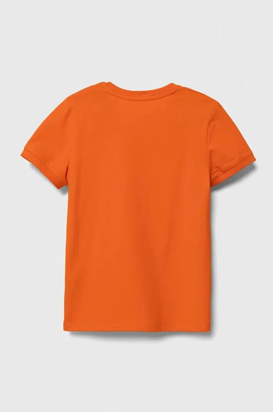 Otroška kratka majica Guess oranžna