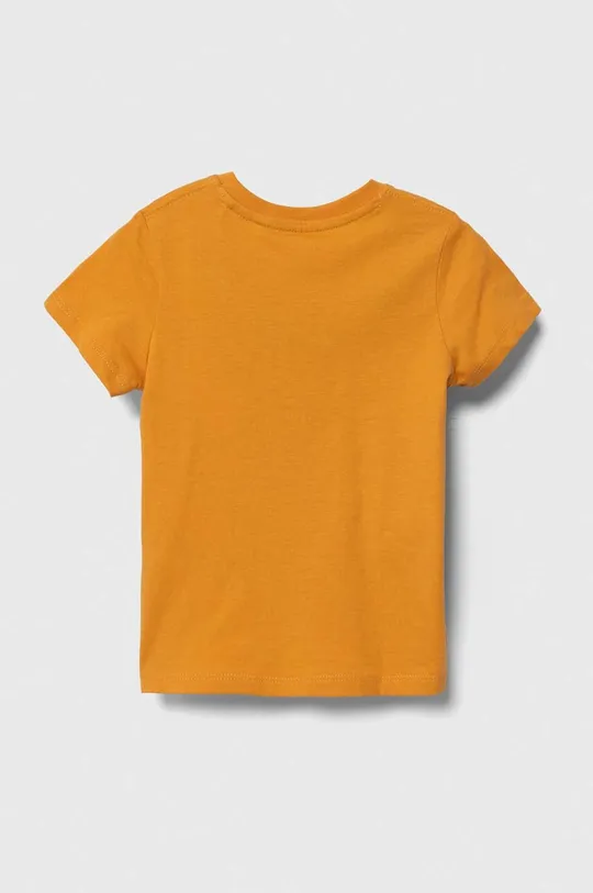 Guess t-shirt bawełniany dziecięcy pomarańczowy
