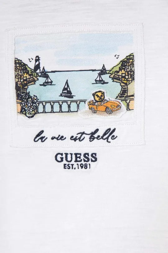 Dječja pamučna majica kratkih rukava Guess 100% Pamuk