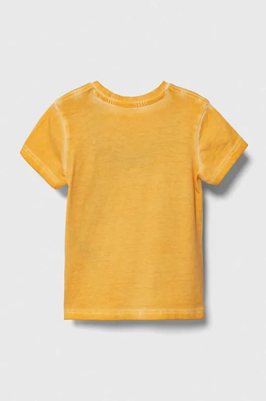 Guess t-shirt bawełniany dziecięcy pomarańczowy