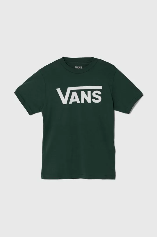 зелёный Детская хлопковая футболка Vans BY VANS CLASSIC BOYS Для мальчиков