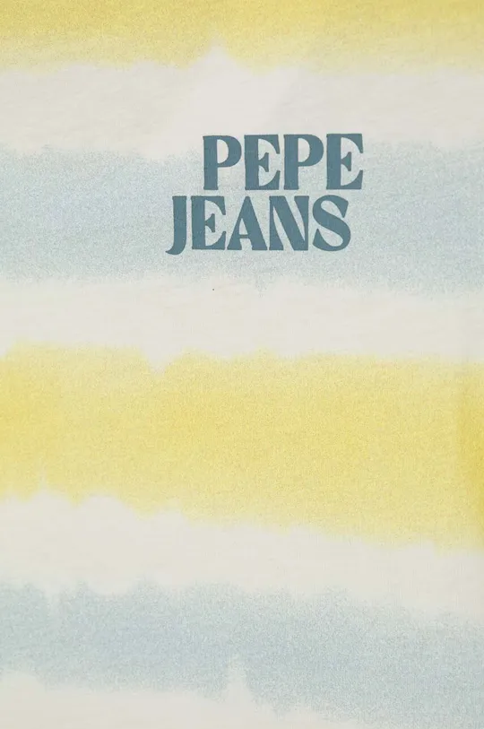 Detské bavlnené tričko Pepe Jeans REI žltá