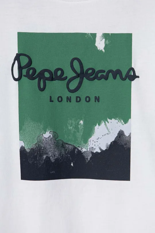 Otroška bombažna kratka majica Pepe Jeans RAFER 100 % Bombaž