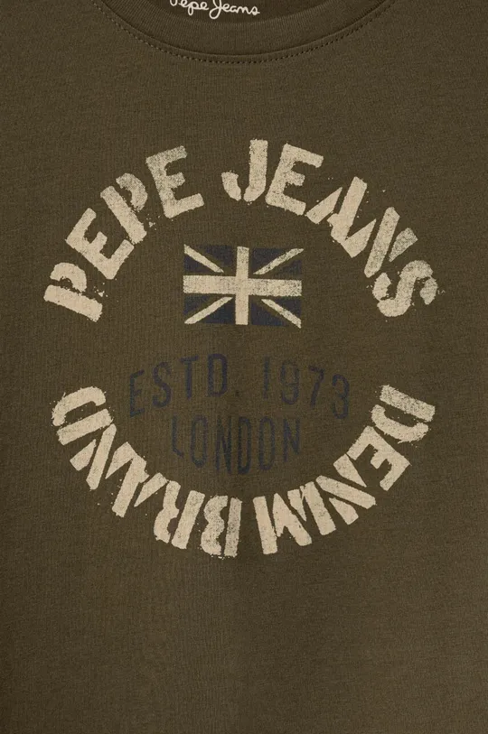Pepe Jeans t-shirt bawełniany dziecięcy RONAL 100 % Bawełna