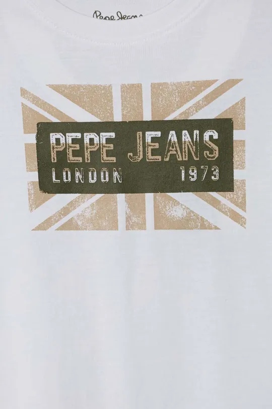 Dječja pamučna majica kratkih rukava Pepe Jeans RANDAL 100% Pamuk