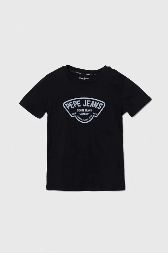 тёмно-синий Детская хлопковая футболка Pepe Jeans REGEN Для мальчиков