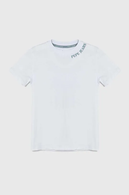 λευκό Παιδικό βαμβακερό μπλουζάκι Pepe Jeans RAITH Για αγόρια