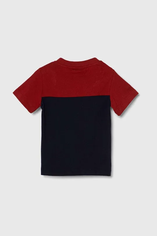 Detské bavlnené tričko Lacoste tmavomodrá