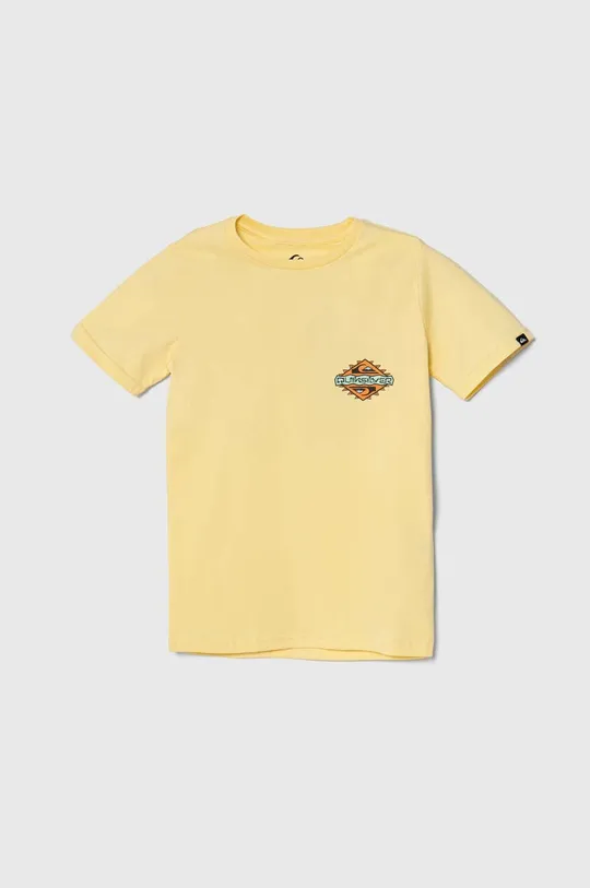 żółty Quiksilver t-shirt bawełniany dziecięcy RAINMAKERYTH Chłopięcy