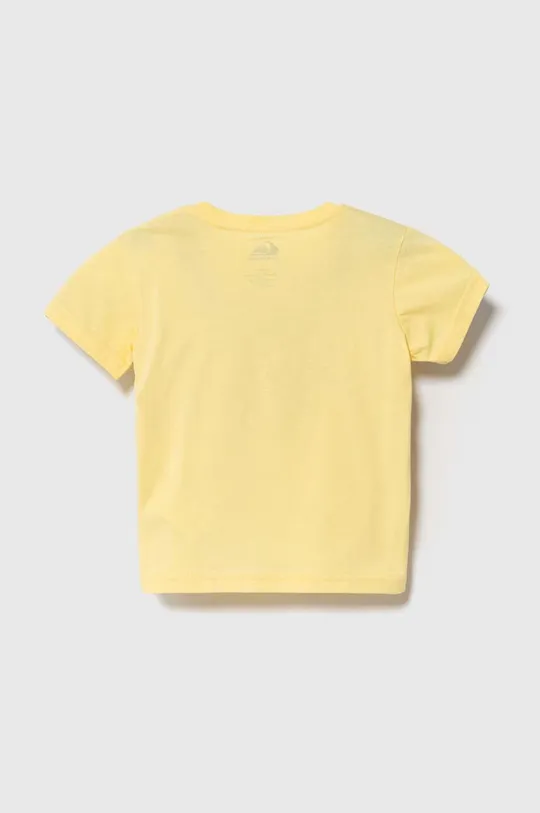 Дитяча бавовняна футболка Quiksilver RAINMAKERBOY жовтий