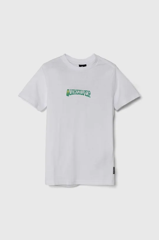 белый Хлопковая футболка Quiksilver ISLAND SUNRISE Для мальчиков
