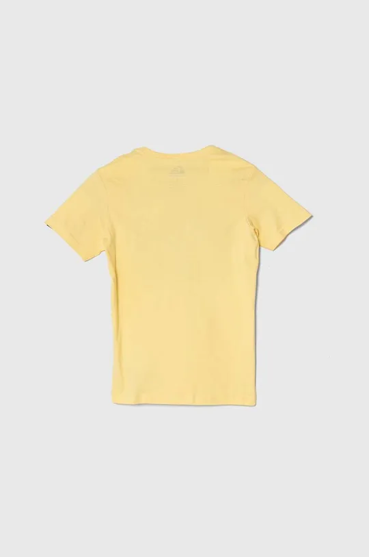 Дитяча бавовняна футболка Quiksilver TROPICALRAINYTH жовтий