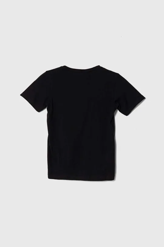 Otroška bombažna kratka majica Quiksilver TROPICALRAINYTH črna