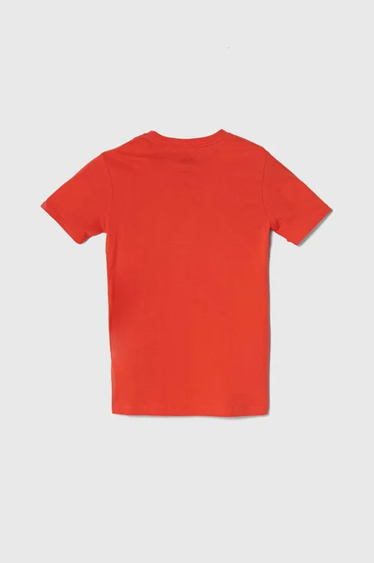 Дитяча бавовняна футболка Quiksilver TRADESMITHYTH червоний