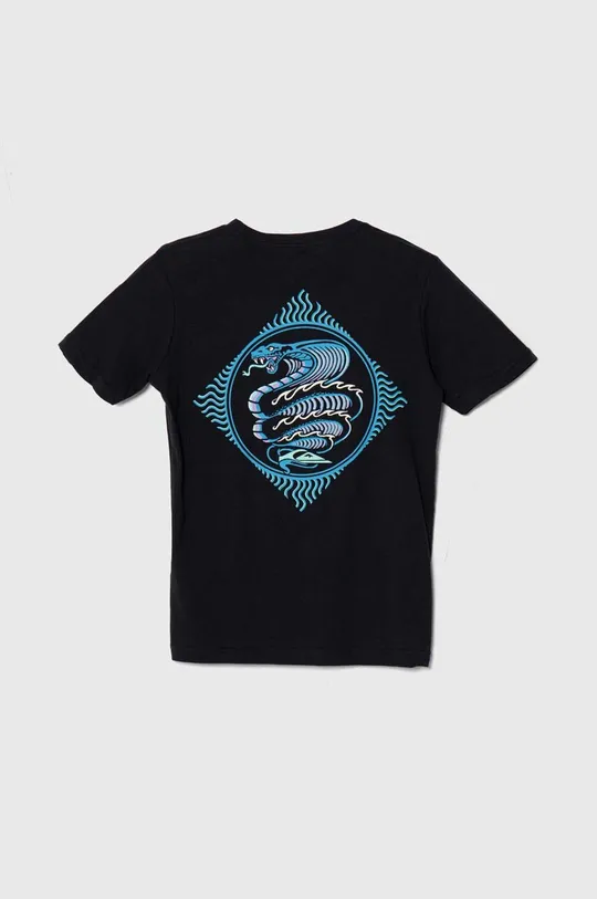 Quiksilver t-shirt bawełniany dziecięcy SNAKECHARMERYTH granatowy