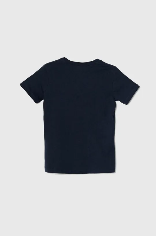 Дитяча бавовняна футболка Quiksilver COMPLOGOYTH темно-синій