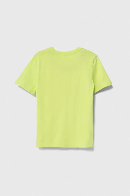 Дитяча бавовняна футболка Calvin Klein Jeans зелений