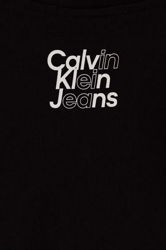 Otroška bombažna kratka majica Calvin Klein Jeans 100 % Bombaž