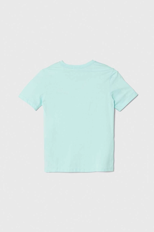 Calvin Klein Jeans t-shirt bawełniany dziecięcy turkusowy