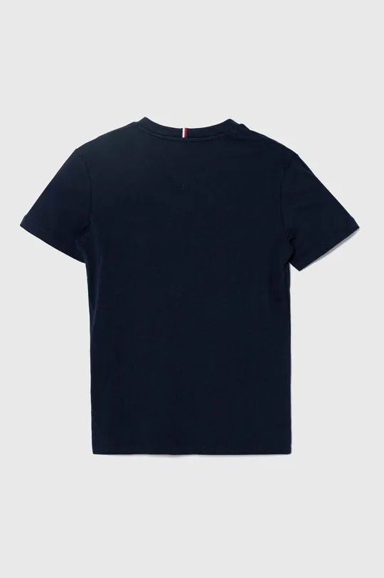 Детская хлопковая футболка Tommy Hilfiger тёмно-синий