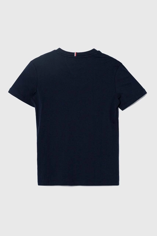 Tommy Hilfiger t-shirt bawełniany dziecięcy granatowy