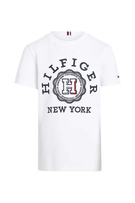 Tommy Hilfiger t-shirt in cotone per bambini bianco