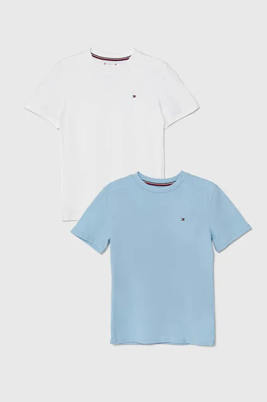 тёмно-синий Детская хлопковая футболка Tommy Hilfiger 2 шт Для мальчиков