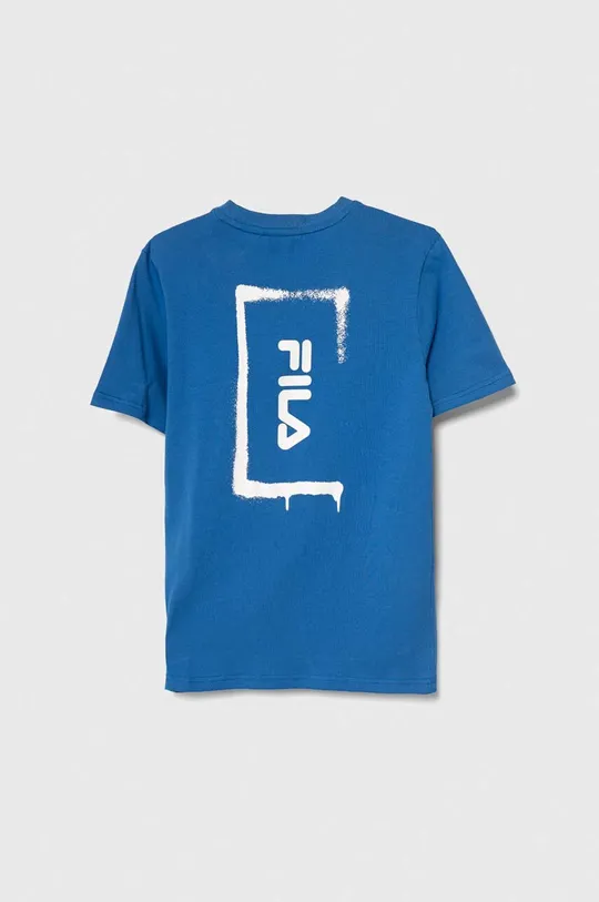 Fila t-shirt bawełniany dziecięcy LEGAU niebieski