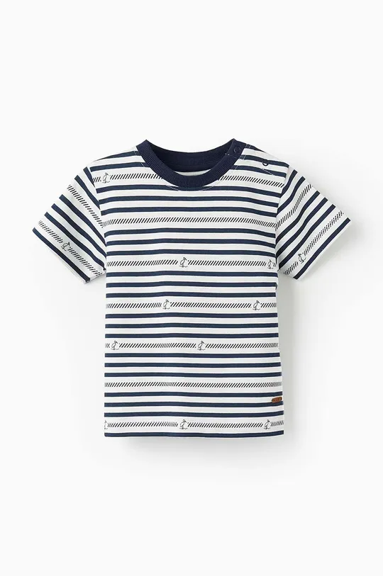modra Otroška bombažna majica zippy Fantovski