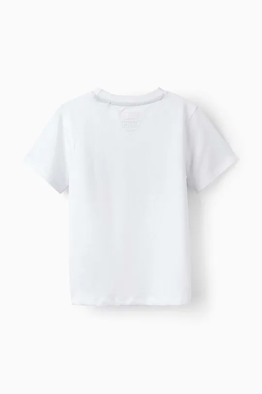 zippy t-shirt bawełniany dziecięcy biały