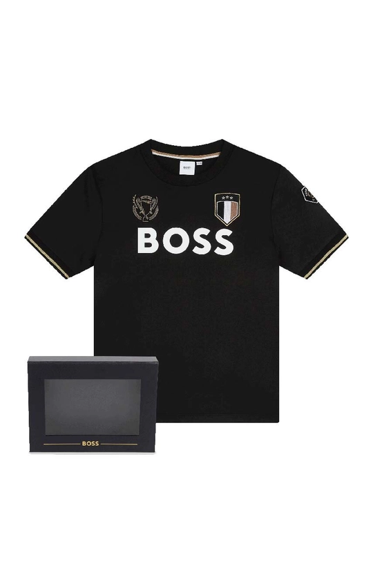 BOSS t-shirt dziecięcy 85 % Poliester, 15 % Elastan