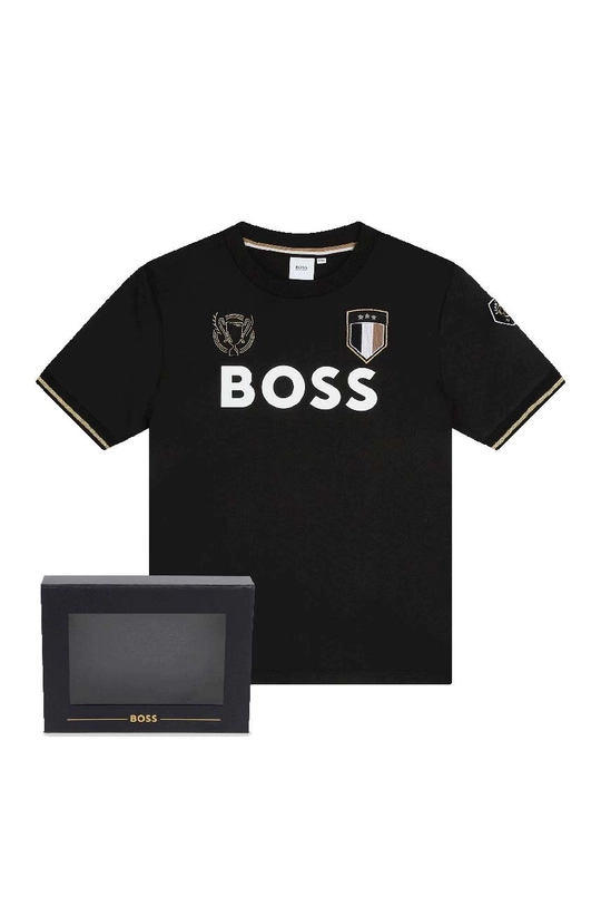 BOSS t-shirt dziecięcy 85 % Bawełna, 15 % Elastan